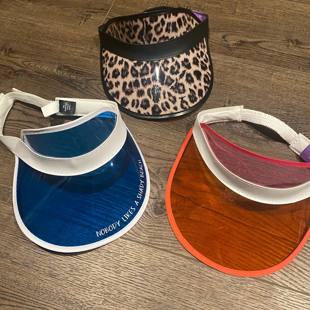 3-Pack of Fun Beach Visors